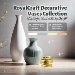 E-commerce Household RoyalCraft Decorative Vases Collection Product Callout