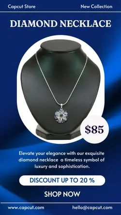 Diamond Necklace Instagram Story