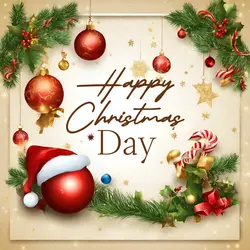 Happy Christmas Day Greeting Linkedin Post