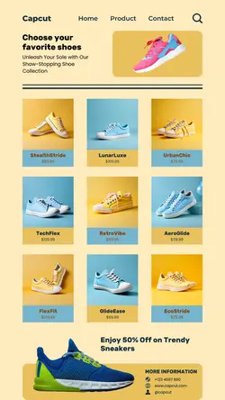 11 Multi-product Image Shoes Minimalist for Instagram Story