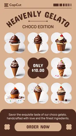 8 Multi-Product Image Food Product Display