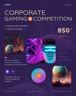 Business Corporate game Display Trendy cool