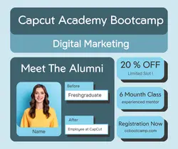 Other Industry Capcut Bootcamp Promotion Facebook Post
