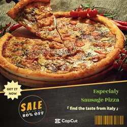 food and beverage especialy pizza promotion