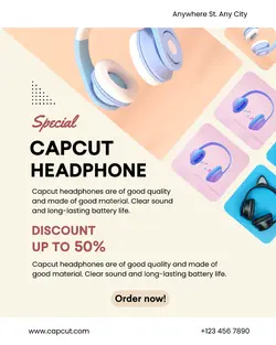 Electronics Headphone Product Promotion