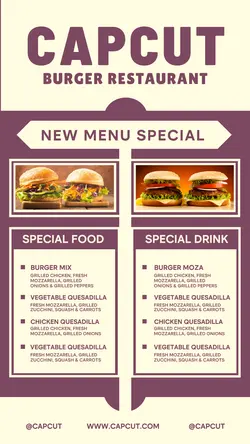 food and Beverage sales promotion instagram story traffic pallete