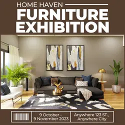Household Furniture Exhibition Instagram Post