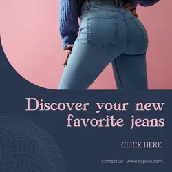 Fashion Industry Jeans Promotion Instagram Post