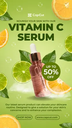 Vitamin C Serum Discount IG Story Template