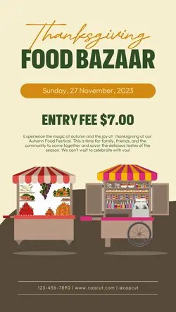 Food & Beverages Thanksgiving Food Bazar