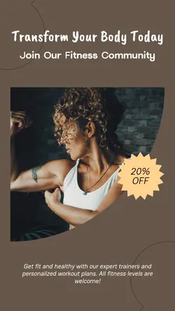 Workout & Fitness Announcement