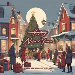 Happy New Year Greetings Linkedin Post