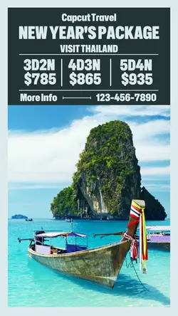 New Year's Package Visit Thailand Instagram Story