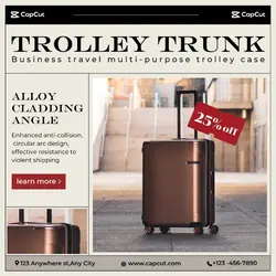 Clothing & ShoesTrolley trunk promotion Minimalist