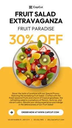 Food & Beverages Fruit Salad Promotion