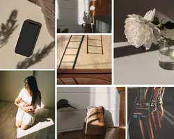 Non-Marketing Photo Collage Brown Aesthetic