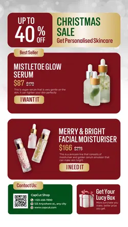 Christmas Sale For Instagram Story