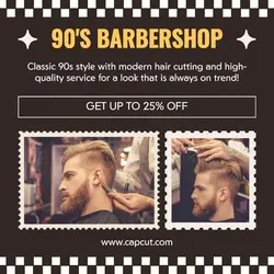 Classic Barbershop Promotion Instagram Post