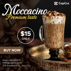 Moccacino premium instagram post