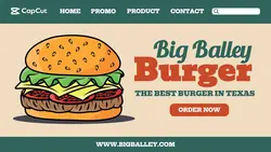 Burger Page Promotion