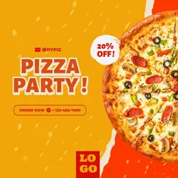 Pizza Fast Food Products Promotion 
