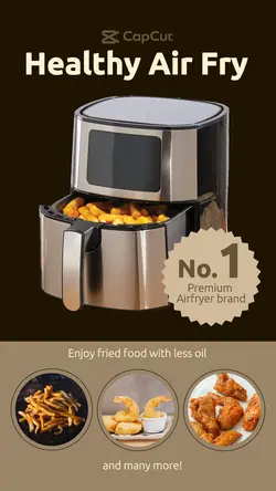 Electronics Healthy Air Fry Instagram Story