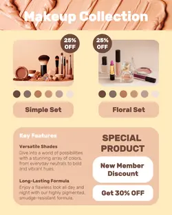 Beauty Makeup Shop Display