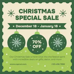 Christmas Promotional Banner