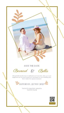 Non-Marketing Invitation White Gold