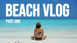 Youtube Thumbnail Vlog - Beach Traveling Vlog