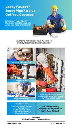 Plumber Service Product display Instagram Story
