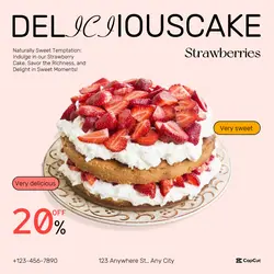Services cake Price reduction Minimalist