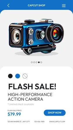 Electronics Camera Sale Instagram Story