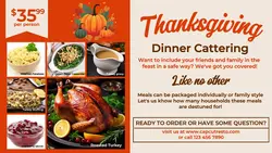 Thanksgiving Dinner Cattering Promotion