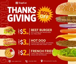 Thanks Giving Spesial Over Facebook