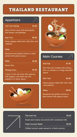 Food Thailand Food Menu Instagram Story