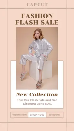 Fashion Flash Sale TikTok Post