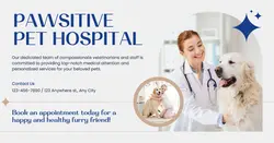 Pet Hospital Promotion Facebook App Ad
