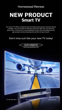 Electronic Sale Smart TV Instagram Story
