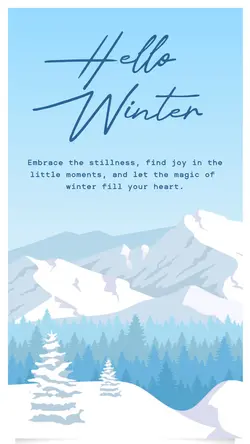 January Track Hello Winter