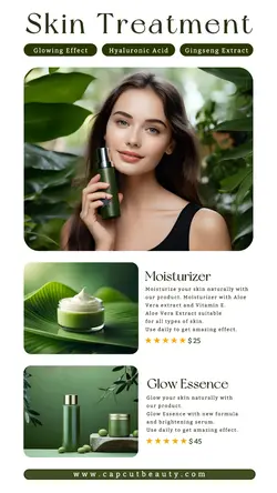 Beauty Skin Treatment Display Instagram Post