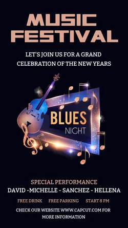 Music Festival Instagram Story