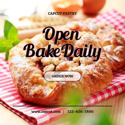 Pastry Food Display Instagram Post