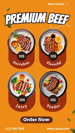 New Variant Premium Beef TikTok Post