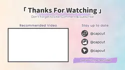 Non-marketing Youtube Endscreen