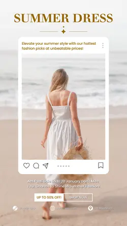Summer Fashion Sale - Instagram Story