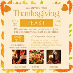 Happy Thanksgiving Feast