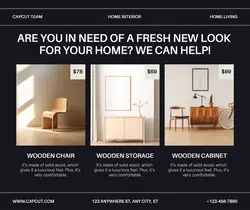 Home Interior Product Display Facebook Post