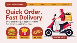 Others Service Delivery Food Product Display