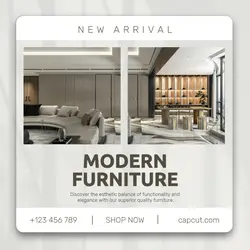 Modern Furniture Product Display